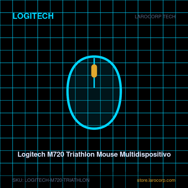 Logitech M720 Triathlon Mouse Multidispositivo