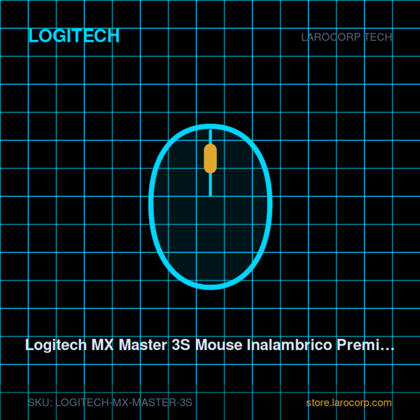 Logitech MX Master 3S Mouse Inalambrico Premium
