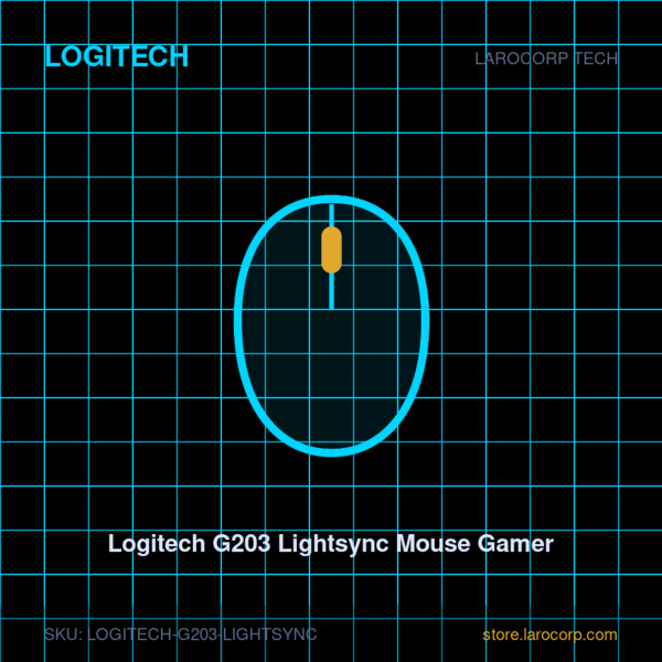 Logitech G203 Lightsync Mouse Gamer