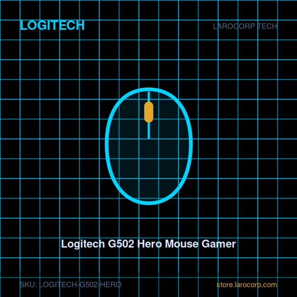 Logitech G502 Hero Mouse Gamer