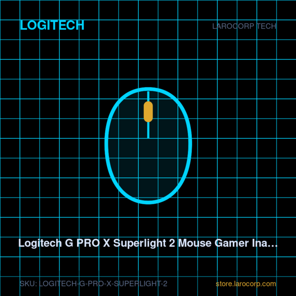 Logitech G PRO X Superlight 2 Mouse Gamer Inalambrico