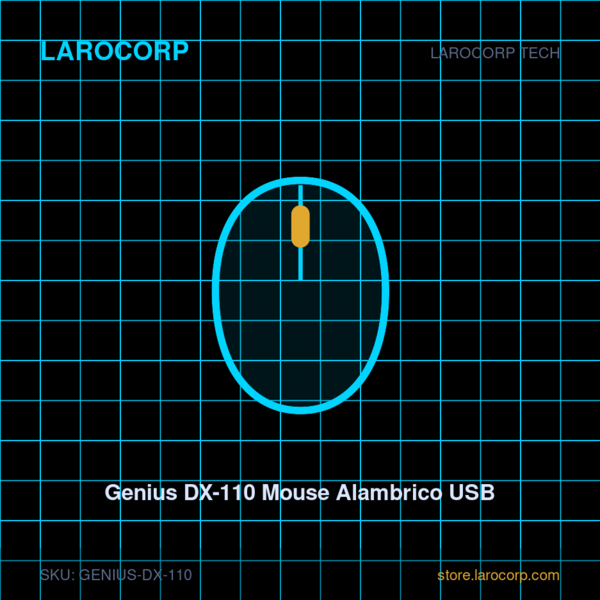 Genius DX-110 Mouse Alambrico USB