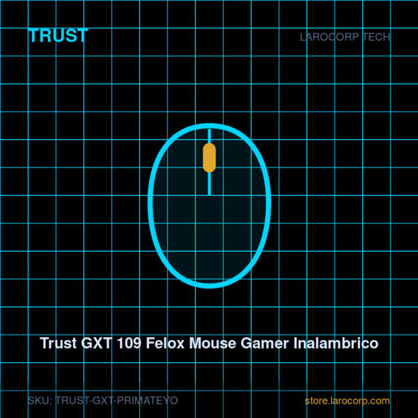 Trust GXT 109 Felox Mouse Gamer Inalambrico