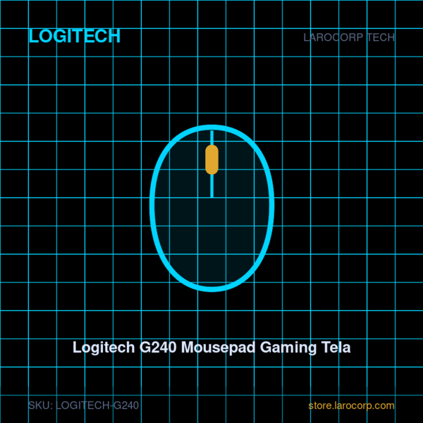Logitech G240 Mousepad Gaming Tela