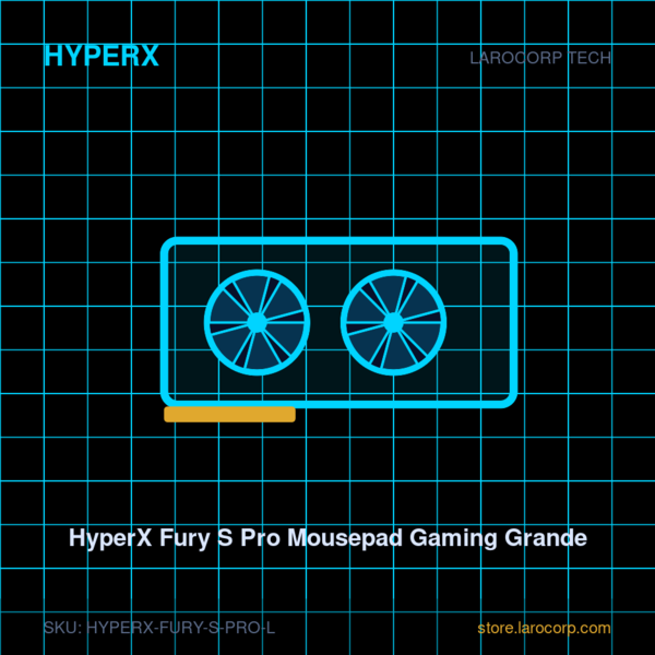 HyperX Fury S Pro Mousepad Gaming Grande
