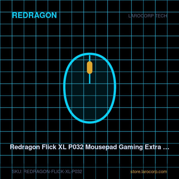 Redragon Flick XL P032 Mousepad Gaming Extra Grande