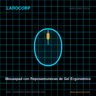 Mousepad con Reposamunecas de Gel Ergonomico