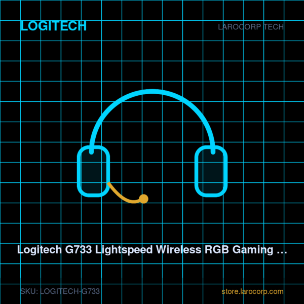 Logitech G733 Lightspeed Wireless RGB Gaming Headset