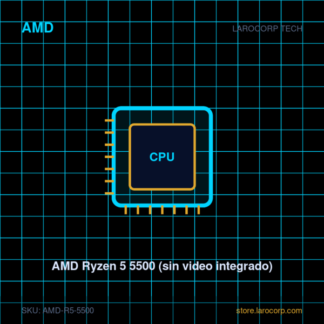 AMD Ryzen 5 5500 (sin video integrado)