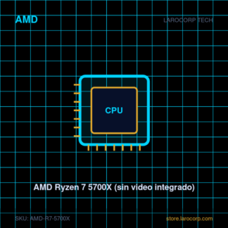 AMD Ryzen 7 5700X (sin video integrado)