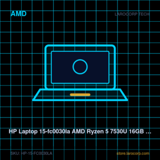 HP Laptop 15-fc0030la AMD Ryzen 5 7530U 16GB 512GB SSD 15.6"