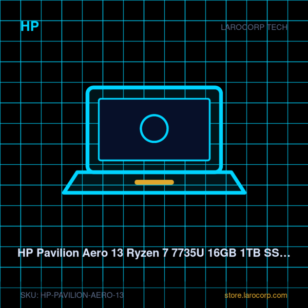 HP Pavilion Aero 13 Ryzen 7 7735U 16GB 1TB SSD 13.3" WUXGA