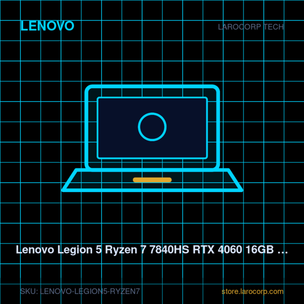 Lenovo Legion 5 Ryzen 7 7840HS RTX 4060 16GB 512GB 15.6" 165Hz