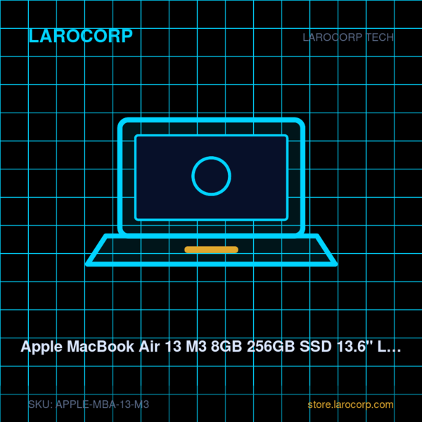 Apple MacBook Air 13 M3 8GB 256GB SSD 13.6" Liquid Retina