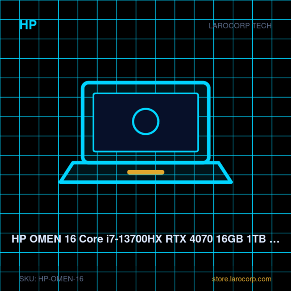 HP OMEN 16 Core i7-13700HX RTX 4070 16GB 1TB 16.1" 165Hz