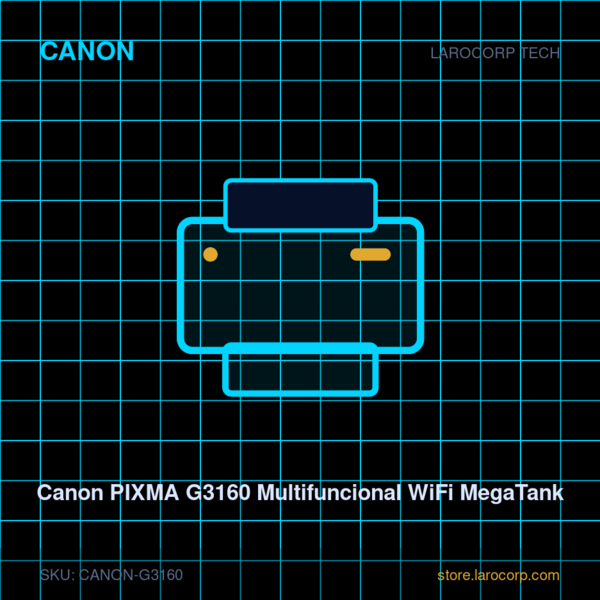 Canon PIXMA G3160 Multifuncional WiFi MegaTank