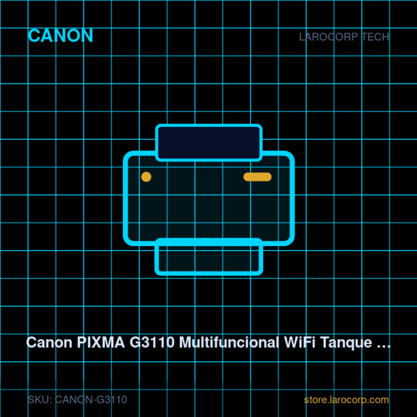 Canon PIXMA G3110 Multifuncional WiFi Tanque de Tinta