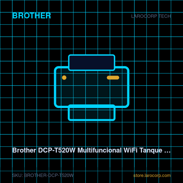 Brother DCP-T520W Multifuncional WiFi Tanque de Tinta