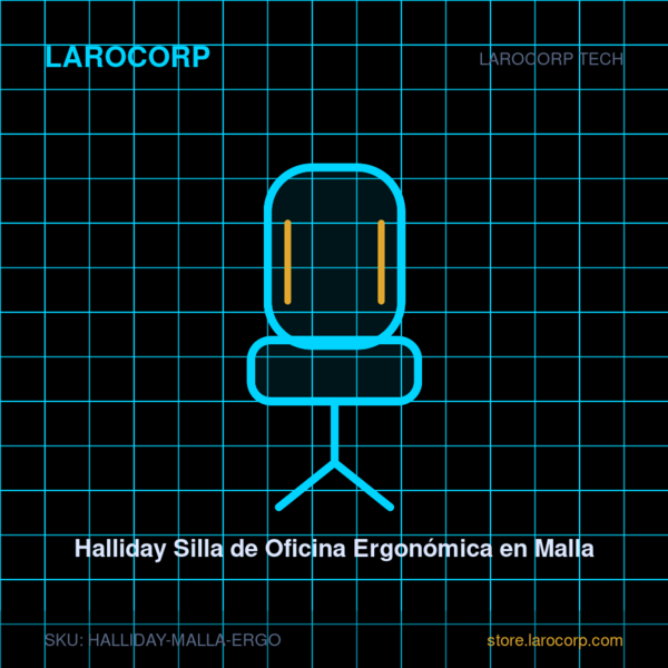 Halliday Silla de Oficina Ergonómica en Malla