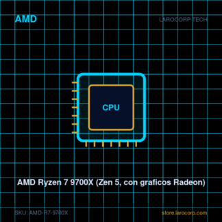 AMD Ryzen 7 9700X (Zen 5, con graficos Radeon)