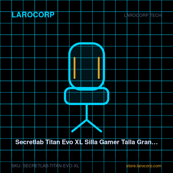 Secretlab Titan Evo XL Silla Gamer Talla Grande