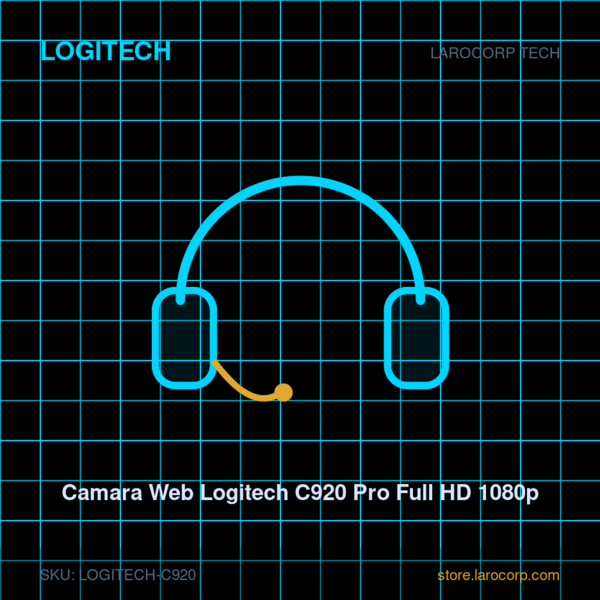 Camara Web Logitech C920 Pro Full HD 1080p