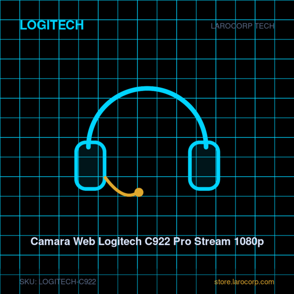 Camara Web Logitech C922 Pro Stream 1080p