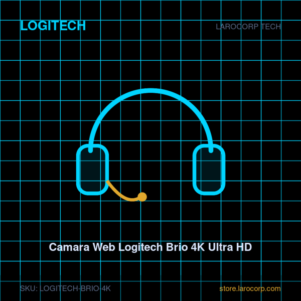 Camara Web Logitech Brio 4K Ultra HD