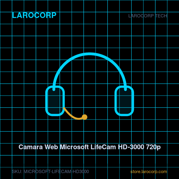 Camara Web Microsoft LifeCam HD-3000 720p