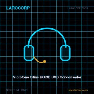 Microfono Fifine K669B USB Condensador