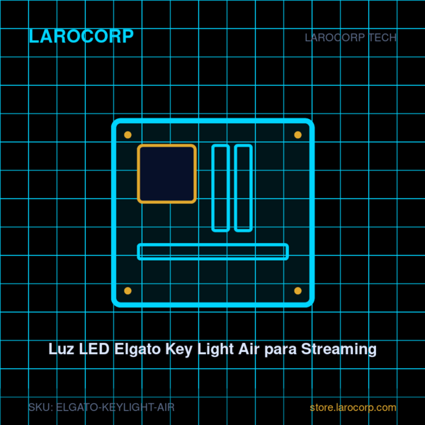 Luz LED Elgato Key Light Air para Streaming