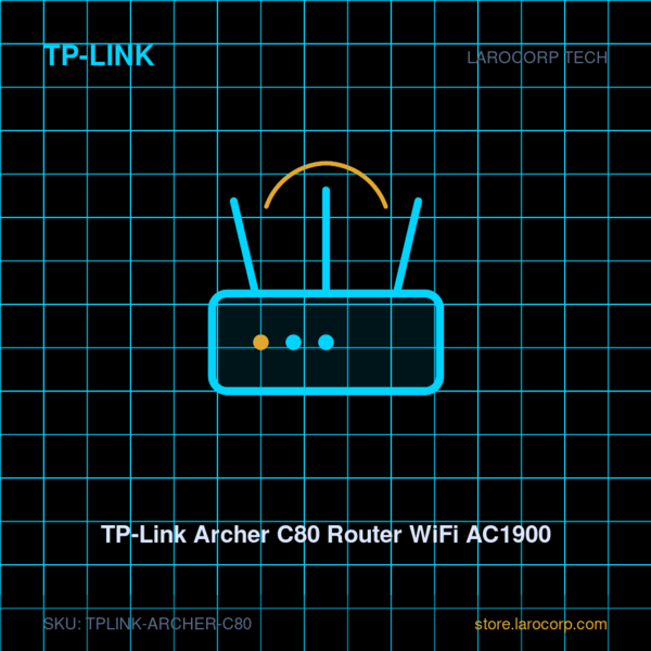 TP-Link Archer C80 Router WiFi AC1900