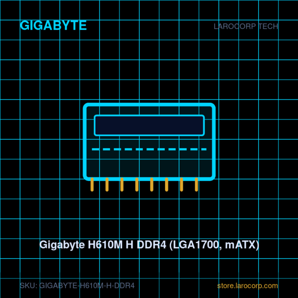 Gigabyte H610M H DDR4 (LGA1700, mATX)