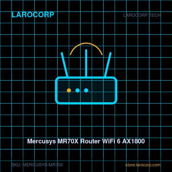 Mercusys MR70X Router WiFi 6 AX1800