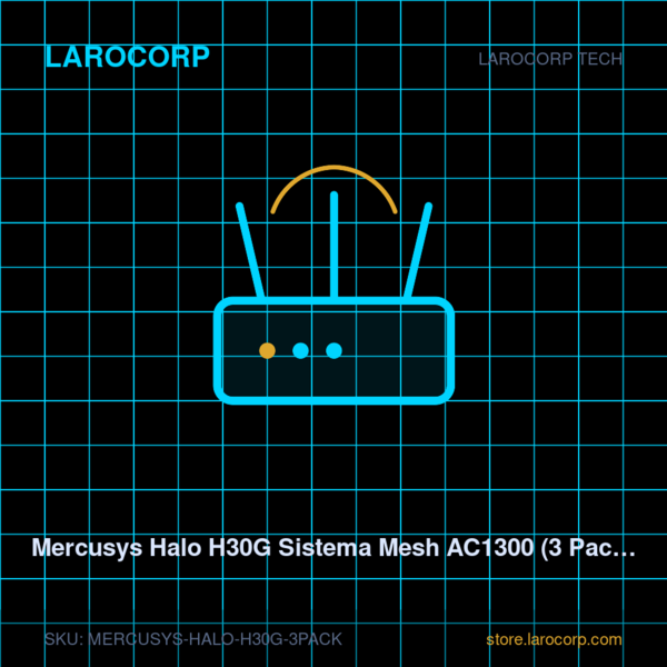 Mercusys Halo H30G Sistema Mesh AC1300 (3 Pack)