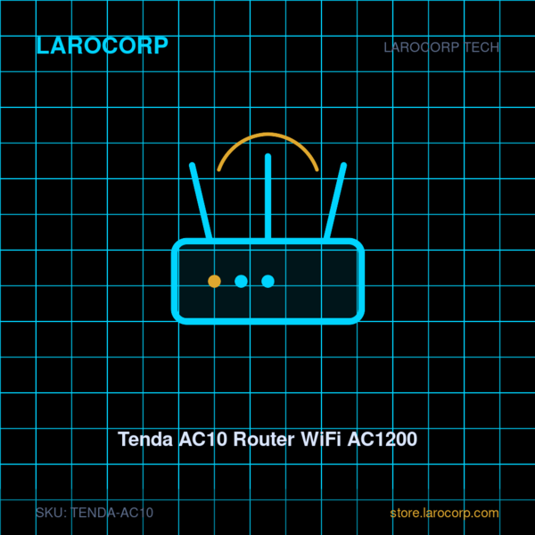 Tenda AC10 Router WiFi AC1200