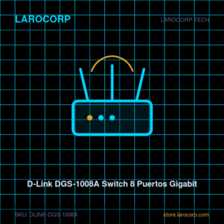 D-Link DGS-1008A Switch 8 Puertos Gigabit
