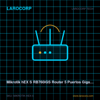 Mikrotik hEX S RB760iGS Router 5 Puertos Gigabit + SFP