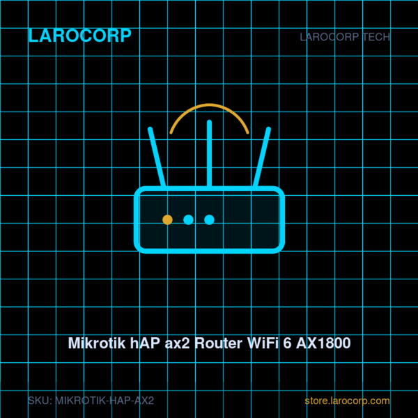Mikrotik hAP ax2 Router WiFi 6 AX1800
