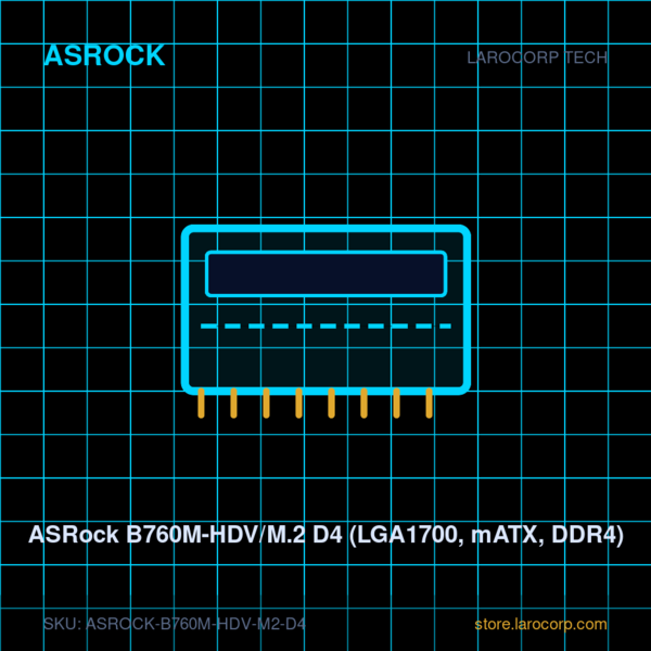 ASRock B760M-HDV/M.2 D4 (LGA1700, mATX, DDR4)