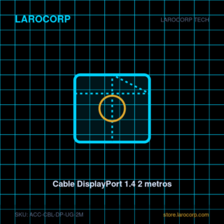 Cable DisplayPort 1.4 2 metros