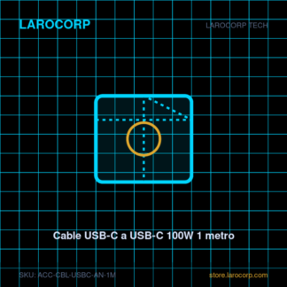 Cable USB-C a USB-C 100W 1 metro