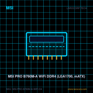 MSI PRO B760M-A WiFi DDR4 (LGA1700, mATX)