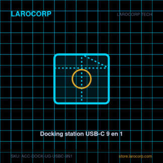 Docking station USB-C 9 en 1