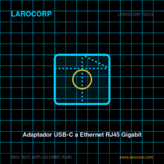 Adaptador USB-C a Ethernet RJ45 Gigabit