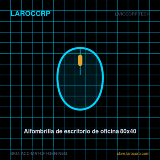 Alfombrilla de escritorio de oficina 80x40