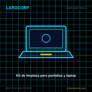 Kit de limpieza para pantallas y laptop