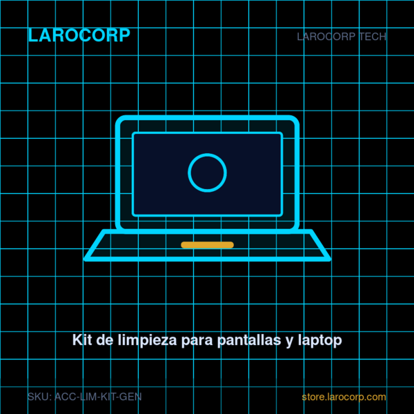 Kit de limpieza para pantallas y laptop