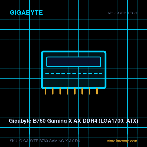 Gigabyte B760 Gaming X AX DDR4 (LGA1700, ATX)