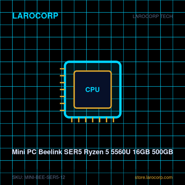 Mini PC Beelink SER5 Ryzen 5 5560U 16GB 500GB
